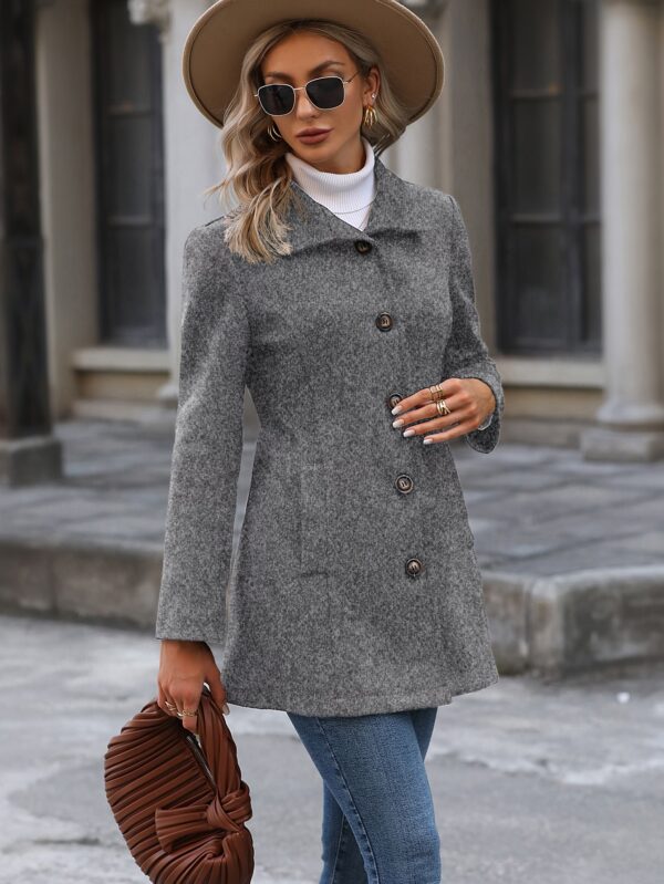 Sobretodo Casual con Botones y Bolsillos Laterales - Image 17