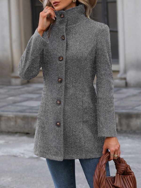 Sobretodo Casual con Botones y Bolsillos Laterales - Image 18