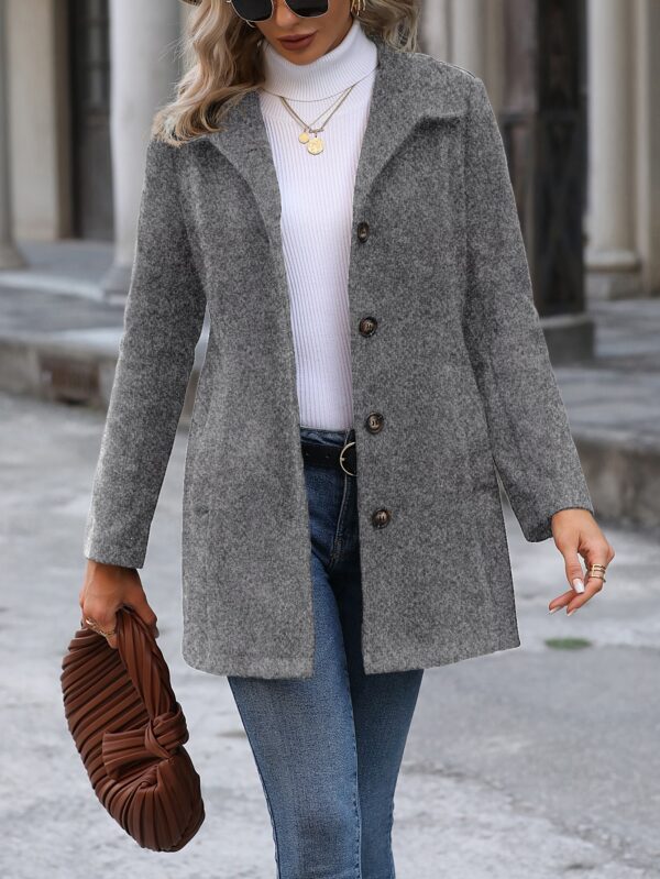 Sobretodo Casual con Botones y Bolsillos Laterales - Image 19