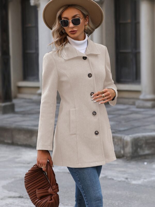 Sobretodo Casual con Botones y Bolsillos Laterales - Image 11