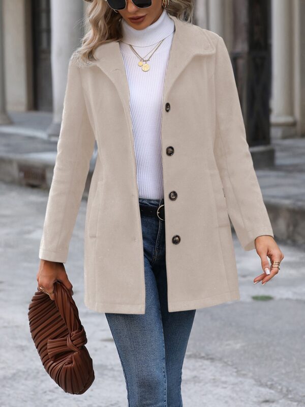 Sobretodo Casual con Botones y Bolsillos Laterales - Image 14