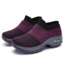 Zapatillas Deportivas de Mujer con Amortiguación y Diseño Tejido