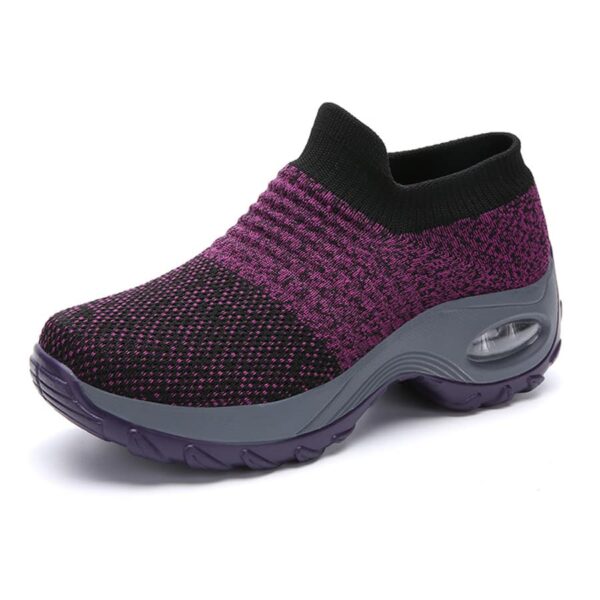 Zapatillas Deportivas de Mujer con Amortiguación y Diseño Tejido - Image 10