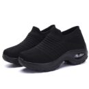 Zapatillas Deportivas de Mujer con Amortiguación y Diseño Tejido