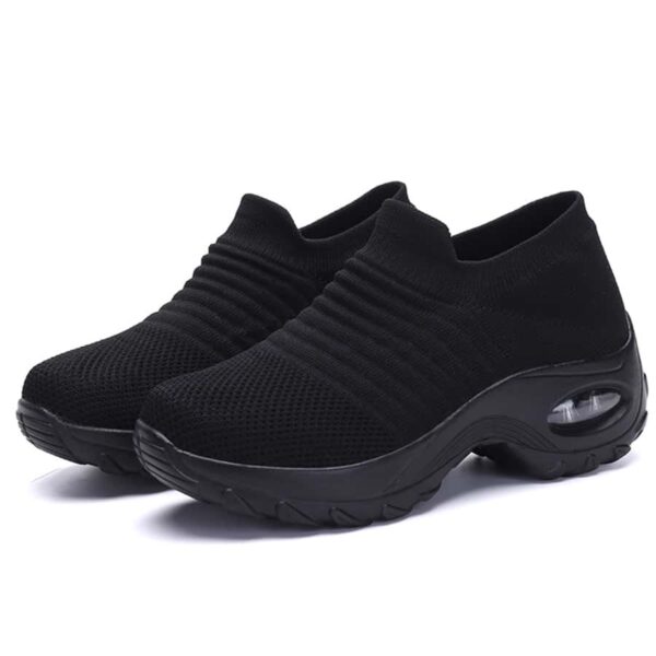 Zapatillas Deportivas de Mujer con Amortiguación y Diseño Tejido