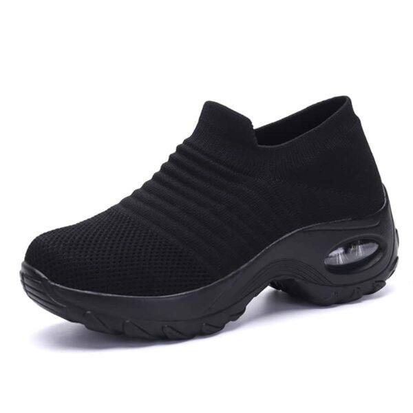 Zapatillas Deportivas de Mujer con Amortiguación y Diseño Tejido - Image 2