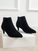 Botines de Mujer con Cierre Lateral y Tacón Delgado