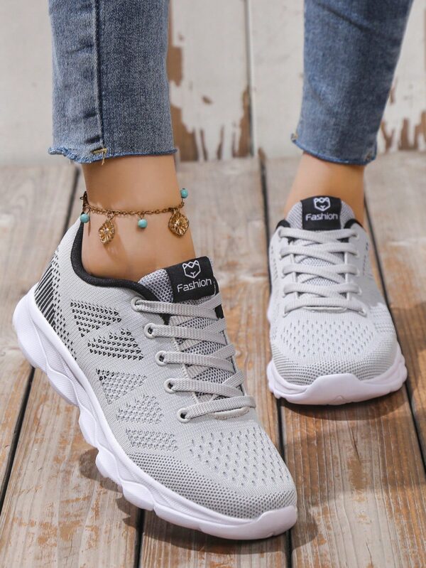 Zapatillas Deportivas con Cordones y Encaje Floral Anti-Deslizantes para Mujer - Image 20