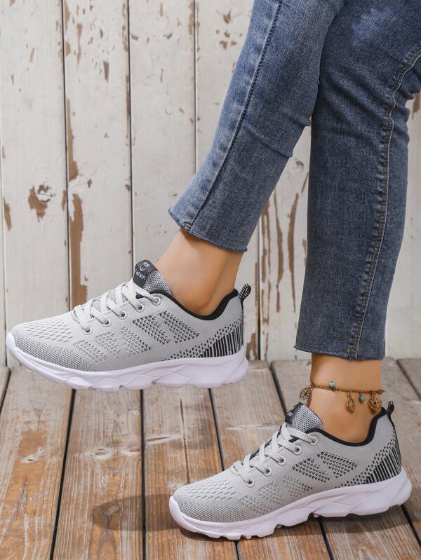 Zapatillas Deportivas con Cordones y Encaje Floral Anti-Deslizantes para Mujer - Image 21