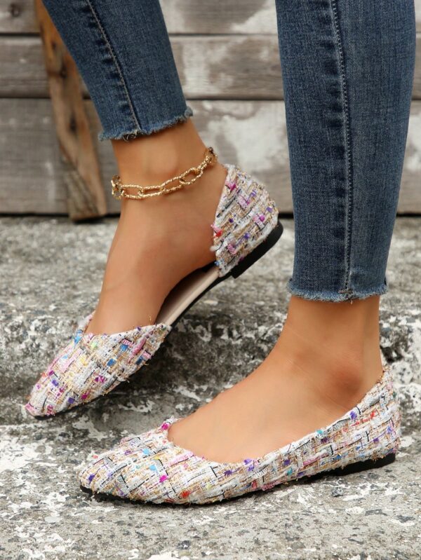 Zapatos Planos de Mujer en Beige, punta fina para Primavera/Otoño - Image 57