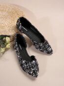 Zapatos Planos de Mujer en Beige, punta fina para Primavera/Otoño