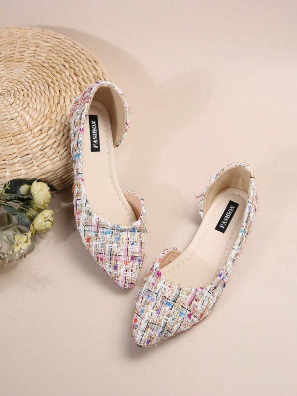 Zapatos Planos de Mujer en Beige, punta fina para Primavera/Otoño - Image 58