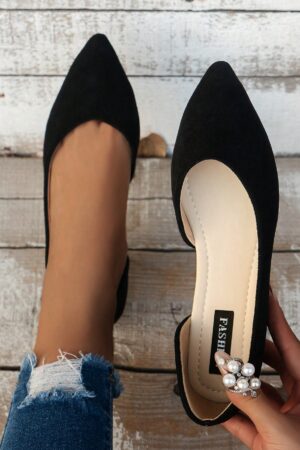 Zapatos de Mujer Planos con Detalles Calados, Cómodos y Antideslizantes