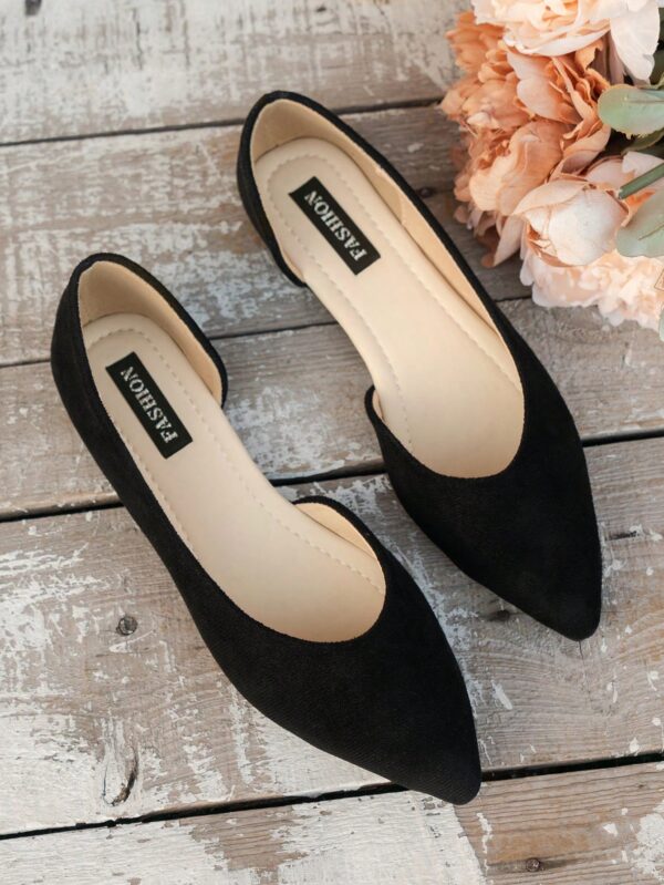 Zapatos Planos de Mujer en Beige, punta fina para Primavera/Otoño - Image 2
