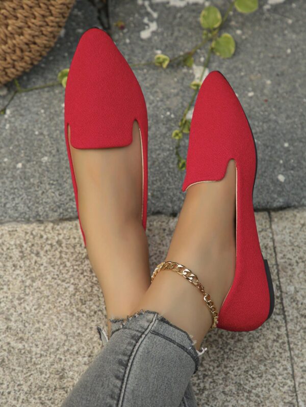 Mocasines Casuales de Puntera Puntiaguda con Hilos Dorados - Image 18