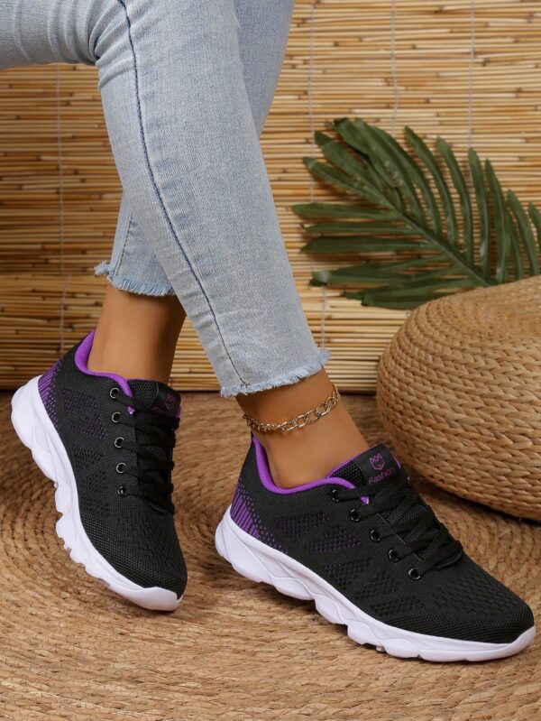 Zapatillas Deportivas con Cordones y Encaje Floral Anti-Deslizantes para Mujer - Image 15