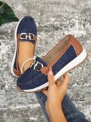 Zapatillas Khaki de Mujer con Suela Gruesa y Cómoda