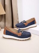 Zapatillas Khaki de Mujer con Suela Gruesa y Cómoda