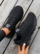 Zapatillas Deportivas con Cordones y Encaje Floral Anti-Deslizantes para Mujer