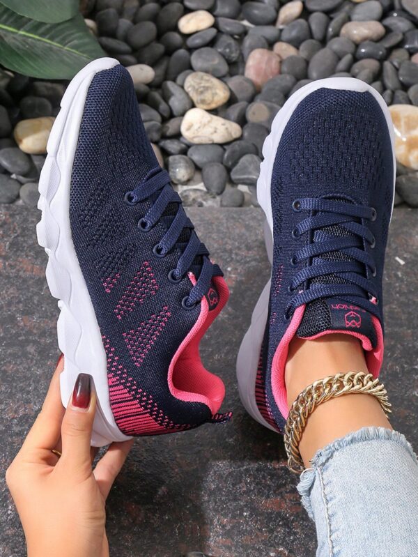 Zapatillas Deportivas con Cordones y Encaje Floral Anti-Deslizantes para Mujer - Image 10