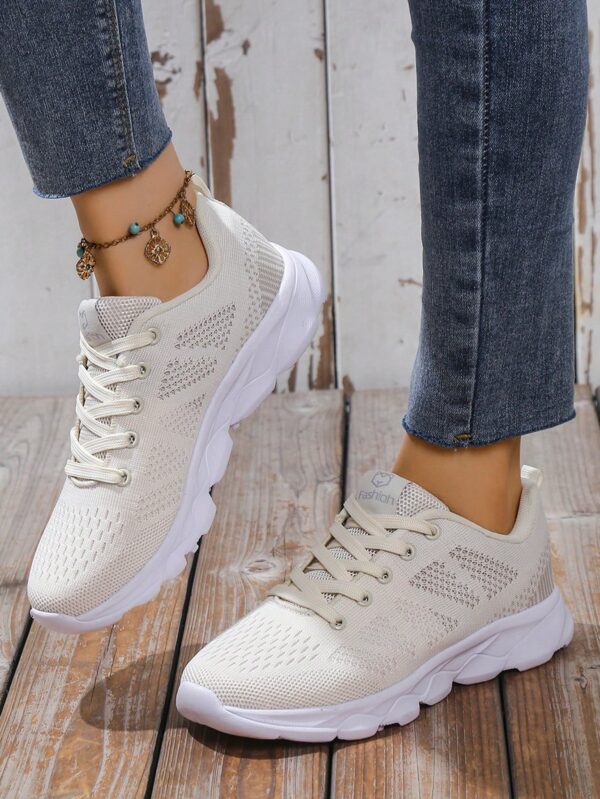 Zapatillas Deportivas con Cordones y Encaje Floral Anti-Deslizantes para Mujer - Image 16