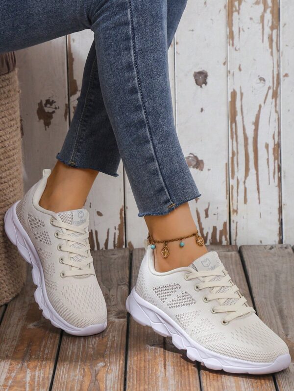 Zapatillas Deportivas con Cordones y Encaje Floral Anti-Deslizantes para Mujer - Image 17