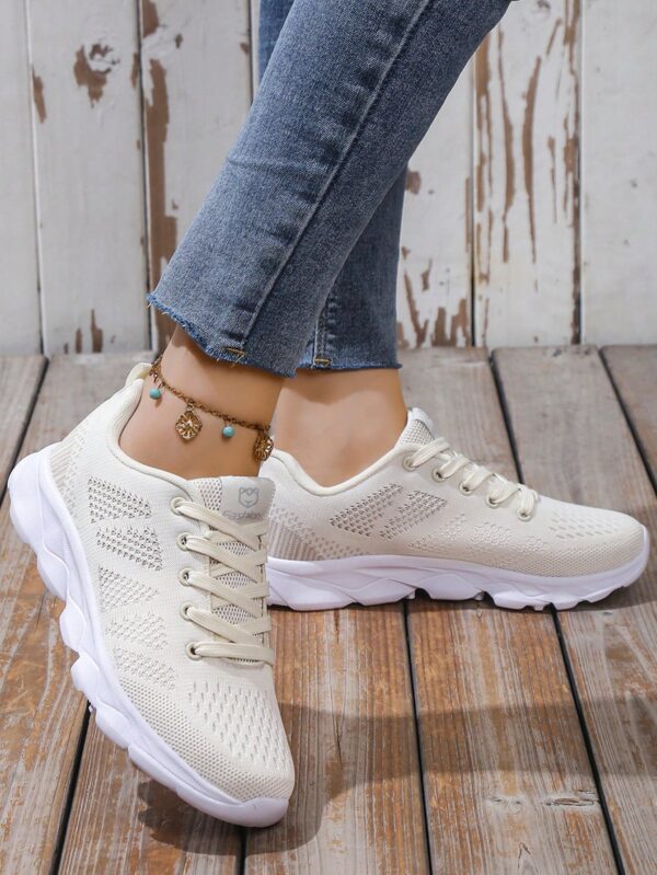 Zapatillas Deportivas con Cordones y Encaje Floral Anti-Deslizantes para Mujer - Image 18