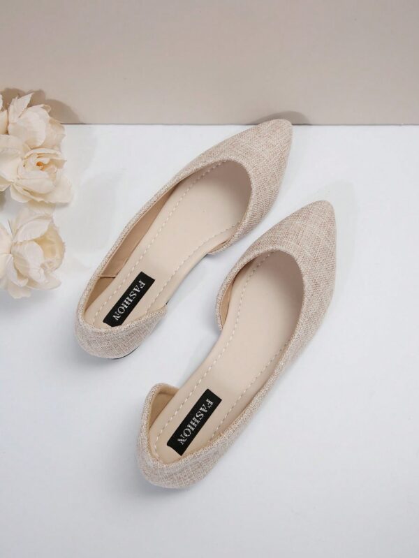 Zapatos Planos de Mujer en Beige, punta fina para Primavera/Otoño - Image 17