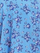 Vestido Largo Boho Floral con Nudo y Abertura en Pierna