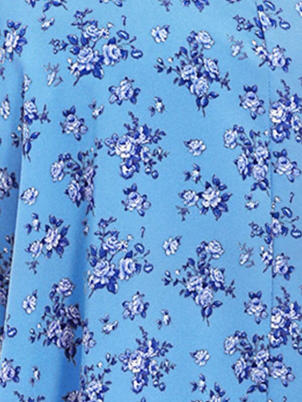 Vestido Largo Boho Floral con Nudo y Abertura en Pierna - Image 44