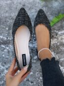 Zapatos Planos de Mujer en Beige, punta fina para Primavera/Otoño