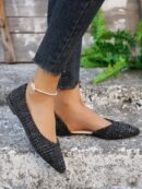 Zapatos Planos de Mujer en Beige, punta fina para Primavera/Otoño