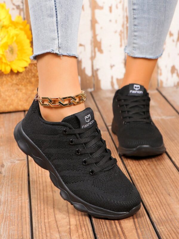 Zapatillas Deportivas con Cordones y Encaje Floral Anti-Deslizantes para Mujer - Image 7
