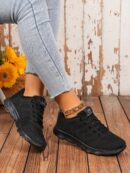 Zapatillas Deportivas con Cordones y Encaje Floral Anti-Deslizantes para Mujer