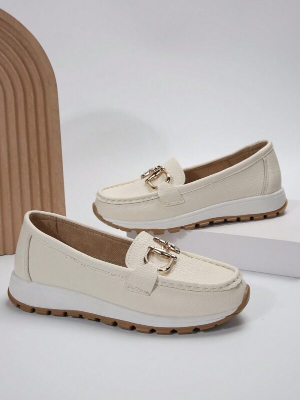 Zapatillas Khaki de Mujer con Suela Gruesa y Cómoda - Image 59