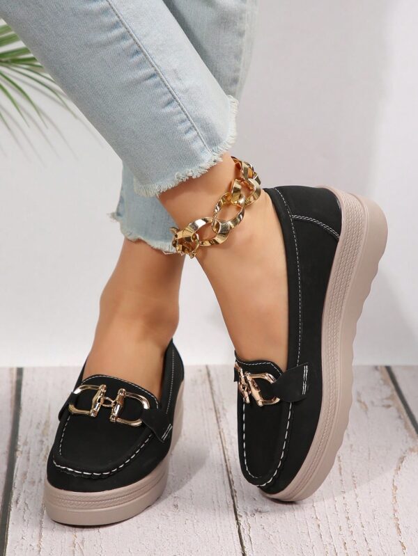 Zapatillas Khaki de Mujer con Suela Gruesa y Cómoda - Image 62