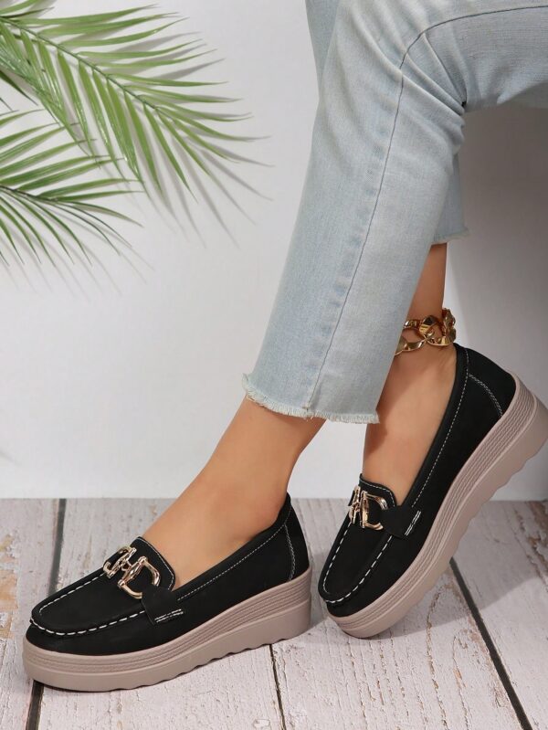 Zapatillas Khaki de Mujer con Suela Gruesa y Cómoda - Image 64