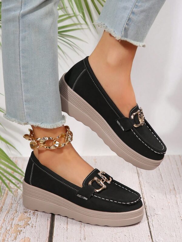 Zapatillas Khaki de Mujer con Suela Gruesa y Cómoda - Image 68