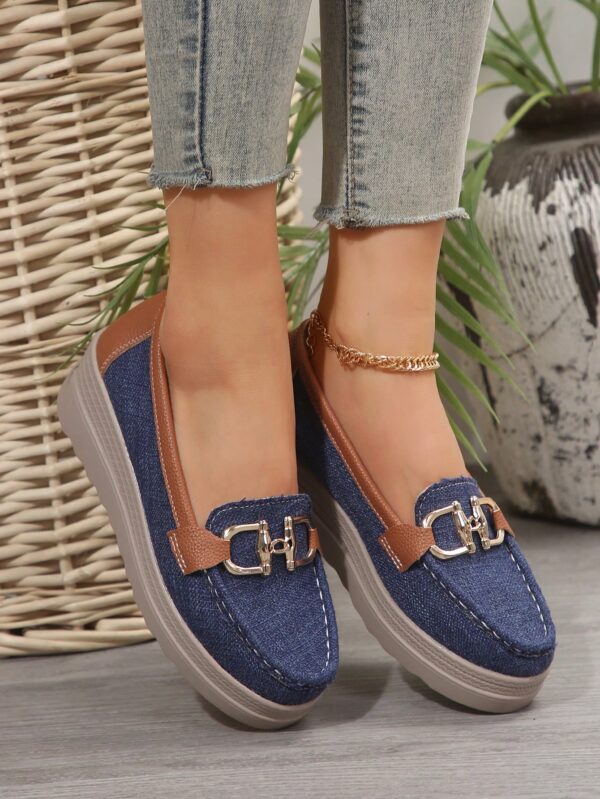Zapatillas Khaki de Mujer con Suela Gruesa y Cómoda - Image 30