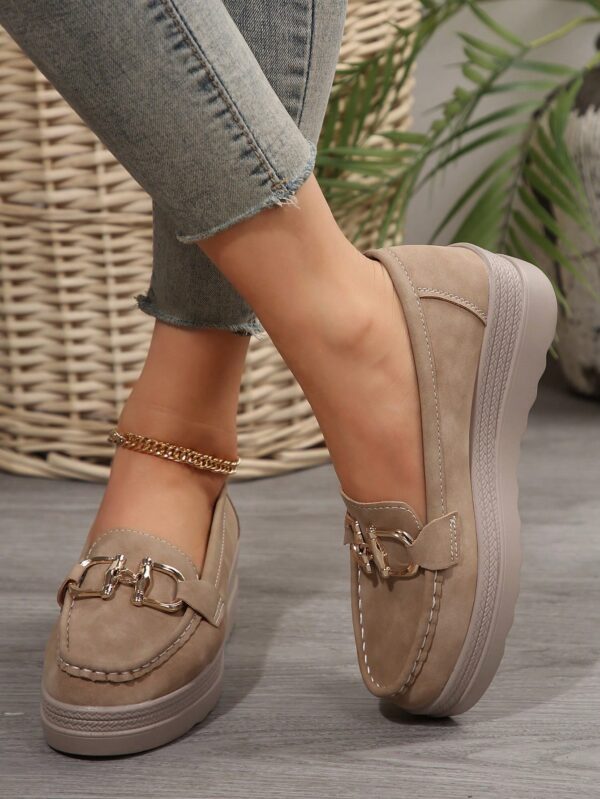 Zapatillas Khaki de Mujer con Suela Gruesa y Cómoda - Image 49