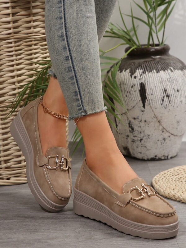 Zapatillas Khaki de Mujer con Suela Gruesa y Cómoda - Image 55