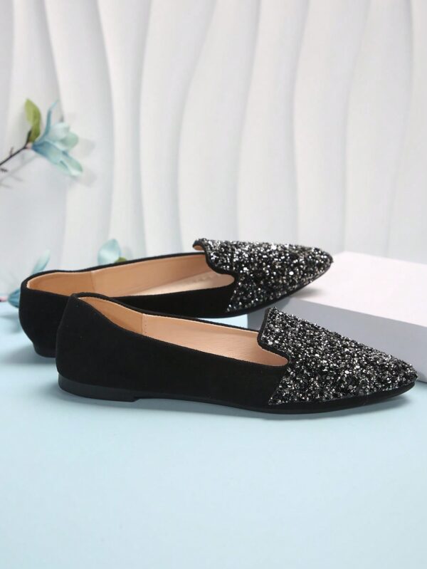 Zapatos Planos Estampados con Punta Afilada y Diseño Deslizable - Image 21