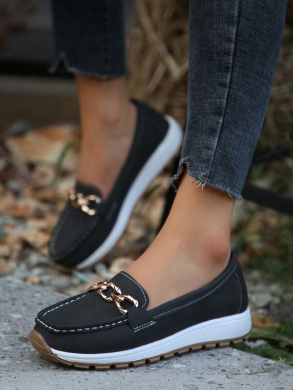 Zapatillas Khaki de Mujer con Suela Gruesa y Cómoda - Image 36