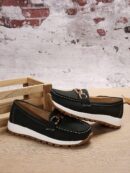 Zapatillas Khaki de Mujer con Suela Gruesa y Cómoda