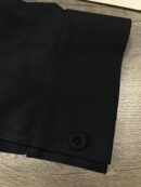 Camisa Casual de Manga Larga y Dobladillo Asimétrico