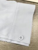 Camisa Casual de Manga Larga y Dobladillo Asimétrico