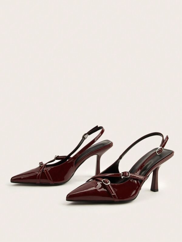 Sandalias Stiletto Elegantes con Correas Cruzadas y Punta Fina - Image 8