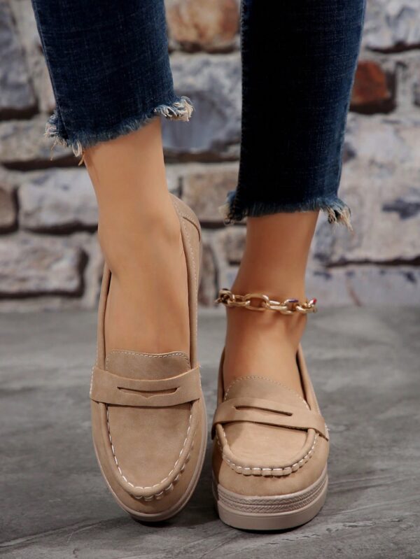 Zapatillas Khaki de Mujer con Suela Gruesa y Cómoda - Image 24