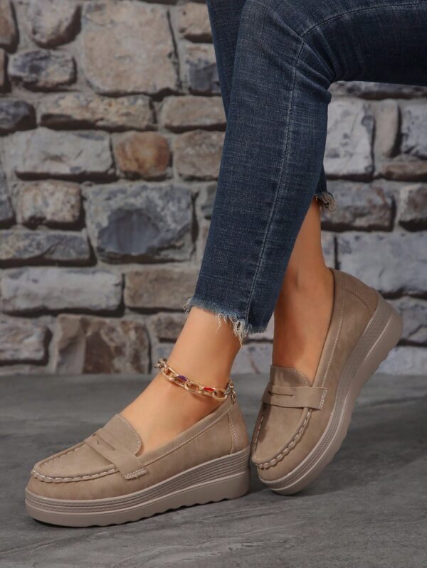 Zapatillas Khaki de Mujer con Suela Gruesa y Cómoda - Image 27