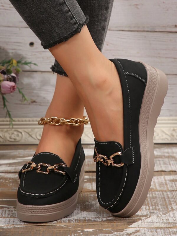Zapatillas Khaki de Mujer con Suela Gruesa y Cómoda - Image 15